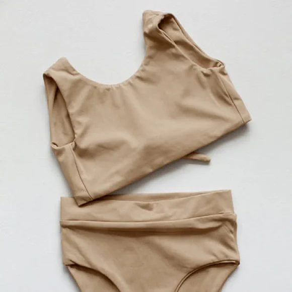 The Simple Folk Bikini Top Dune Neutral Tan Cream - Picture 9 of 16